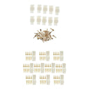 20 Sets Female And Male Connector Plug 2 4 Pin Electrical