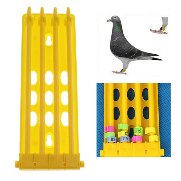 2x Racing Pigeon Foot Place Pigeon Leg Ring Holder Rack Frame