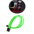 8-Pin ATX CPU ATX Green Sleeve 30CM Extension Cord Shalkds 2 Cable Comb ht CWG
