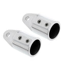 2 STU 316 Marine Stainless Steel Eye End Cap Bimini Top Fitting / Hardware 1 ''