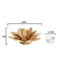 Wooden Tea Light Lotus Shape Candle Holders for Rustic Wedding Party