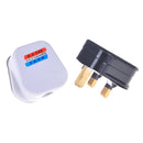 3 Pin UK Mains Top Plug 13A 13 AMP Appliance Power Socket Fuse Adapter M&
