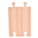 1x Wooden Train Straight Track Accessories Compatible All Major Brand 10.8cm3CU