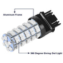 2Pcs Yellow 3157 3156 Car Reverse Light Backup 68-SMD LED Bulb Lights  OZ