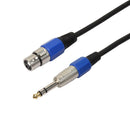 6.35mm (1/4 Inch) Male to XLR Female Interconnect Audio Microphone Cable,