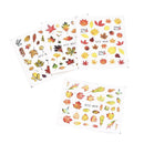 4Sheets Autumn Maple Leaf Nail Art Glitter Snowflake Sequins Spangle Flakes Tips