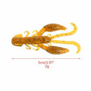 5Pcs Soft Fishing Bait Shrimp Lure Lobster Smell False Simulated Attractive Crab