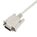 5X(RS232 DB9 9 Pin Male to Female Serial Port Cable Industrial Adapter 1.3 W3W4)