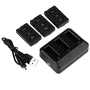 3.7V 600mAh Battery Charger Set for Parrot MiniDrone Jumping Sumo Swing Mam