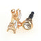 Bow tie Eiffel Tower Anti Dust Stopper Earphone Jack Plug For Moblie Phone MO
