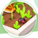 Wooden Radish Farm Game Toys Puzzle Fun Early Training 3-6 Year Olds Kids