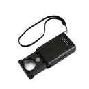 30X 60X LED Illuminated Jeweler Loupe Loop Glass (Black)
