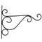 6-pack Baroque Style Plants Hanging Bracket Patio Lawn Hanger Rack Wall Hook
