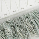 555pc Industrial Iron galvanizing Cotter Pin Assortment Clip Key Set Kit XXD