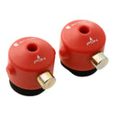 2x Drum Kit Hi Hat Cymbals Installer Percussion Instrument Accessories red