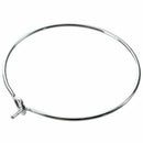 100 Pcs Metal Wine Glass Charm Rings 29x25mm