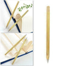Retro Brass Inkless Pen Pure Brass Metal No-ink Pen New Stylus Pencil S7N6