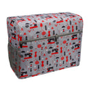 Home Sewing Machine Cover with Pockets Dustproof Oxford Cloth Carry Storage Case