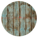2x Elastic Round Tablecover Cover Waterproof Durable Vinyl 1.2m Wood Pattern