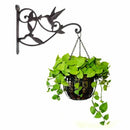 Hanging Plant Hook Hummingbird Cast Iron Decorative Flower Basket Wall Hang D1I7