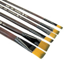 6Pcs/Set Nylon Acrylic Oil Paint Brushes For Art Artist Supplies Watercolor  OZ