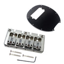 Adjustable Hardtail Bridge+3 Ply Pickguard for 4 String Guitar Bass Parts