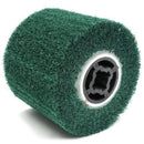 120x100x19Mm P180 Non-Woven Nylon Flap Brush Satin Drawing Polishing Deburr