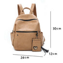 Fashion Shoulder Bag Female Pu Leather Large Capacity Ladies Backpack Casua