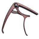 Metal Bronze Guitar Capo Clamp for Guitar Bass Ukulele Quick Change Parts