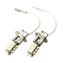 2 Pcs Fog Lights High Power Constant Current H3 Car LED Light White 28 Lamp