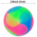 Light Up Dog Balls Flashing Elastic Ball Glow in the Dark Interactive Pet T F9A5