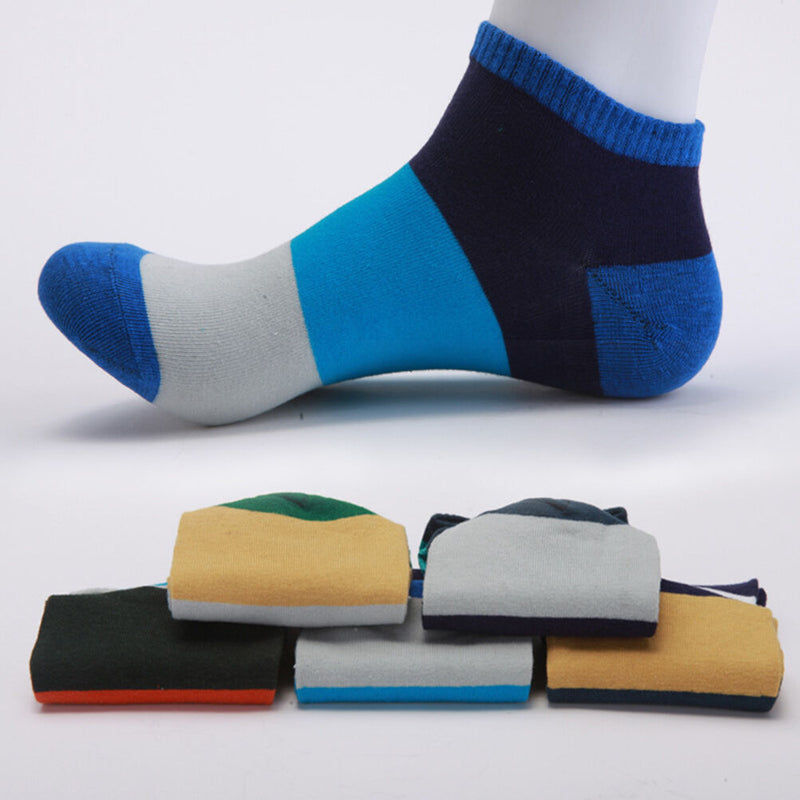 5pairs/lot Men Socks Good Quality Short Socks Antiskid Invisible Casual Cy
