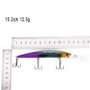 15.2cm 12.5g minnow fishing lures plastic baits hard lures bass crank baits 3