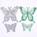 2 Butterfly Frame Metal Cutting Dies Scrapbooking Die Craft Decorative