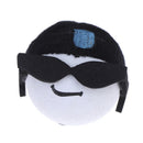 1Pc White handsome boy car antenna pen topper aerial eva ball decor ornamenB.ES
