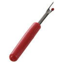 Sewing Quilting Tool Cross needle Red Seam Ripper w Clear Plastic Cap U3R8