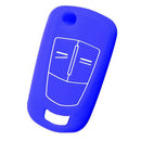 2/3 Button Silicone Remote Key Cover Case For VAUXHALL OPEL CORSA ASTRA Blu