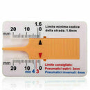 1xTyre Tread Depth Gauge Caliper Car Motorcycle Trailer Wheel Measure Acc D M3D9