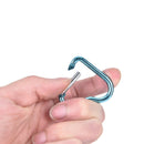 10pc Outdoor Ring Shape Carabiner Key Chain Clip Hook Lock Buckle Climb Camp Hn