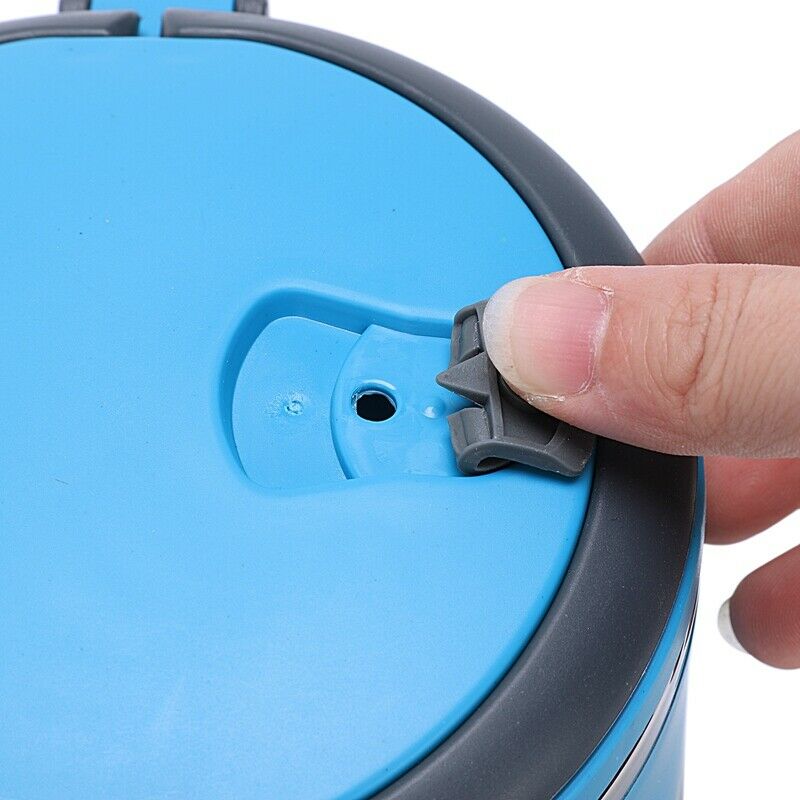 2-Layer Stainless Steel Portable Insulated Thermal Lunch Box Bento Food Con