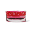 Acrylic Red Round Speed Control Knob for Electric Guitar White Numeral Trim