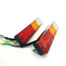 2X LED Tail Lights Car Truck Trailer Stop Rear Reverse Turn Indicator Lamp ZDN