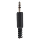 10 Pcs Black Plastic Housing 3.5mm Audio Jack Plug Headphone Connector