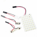 48SMD 3528 LED Lamp Panel BA9S T10 Festoon Car Interior Dome White Led Ligh G0B4