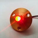 Red Led Boat Plug Light Garboard Brass Drain 50 mm Marine Underwater Fish