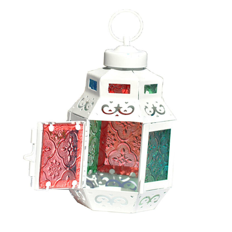 Morocco Style Hollow Candle Holder Tealight Lantern Candlestick Decor Crafts
