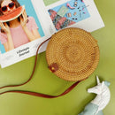 Hand-Woven Female Summer Rattan Sling Beach Straw Holiday Casual Bag Variat