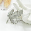 Red Maple leaf Brooch for Women Plant Brooch Cute Enamel Pin Fashion Jewelr