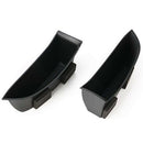 3X(Black Front Row Door Side Storage Box Handle Armrest Phone Container Fit