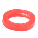 50Pcs Hollow Multi Color Rubber Soft Keys Locks Cap Topper Keyring Elastic C Nw